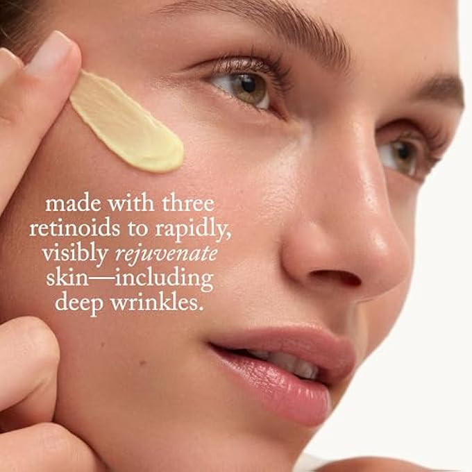 Goop BEAUTY 3X RETINOL REGENERATIVE SERUM | FACE SERUM TO REDUCE THE LOOK OF DEEP WRINKLES, PORES, & TEXTURE | RETINOIDS, CERAMIDES, & NIACINAMIDE | 1 FL OZ - Image 3